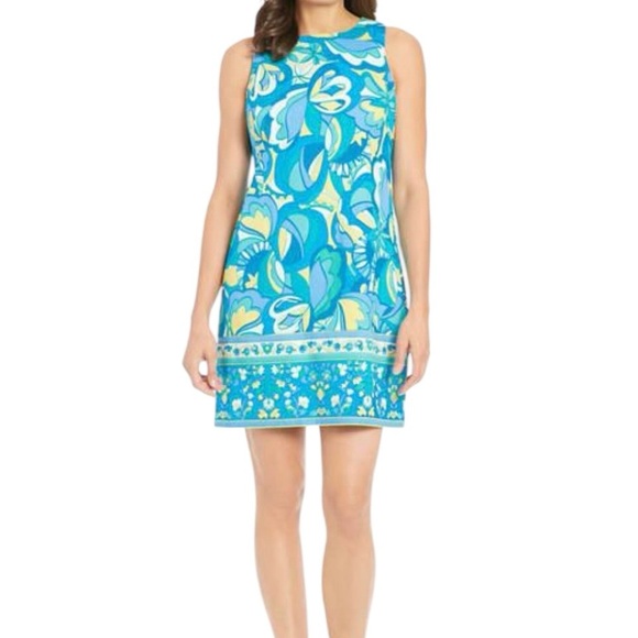 London Times Dresses & Skirts - London Times womens Sleeveless Floral Boho Shift Dress Size 6